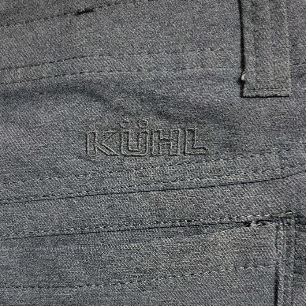 Kuhl Charcoal Men's Flat Front Shorts - Picture 2 of 6